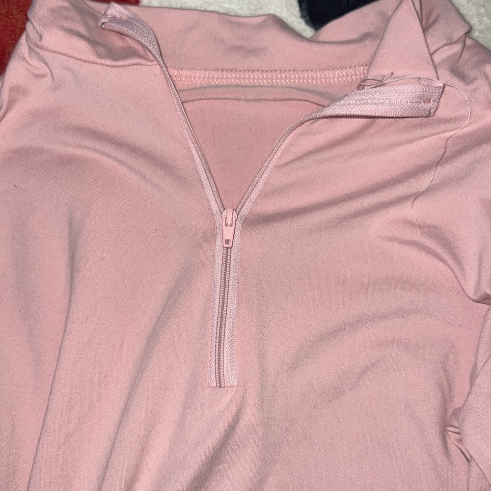 SHEIN zip up long sleeve shirt